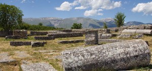 Iuvanum parco archeologico - Veduta del foro