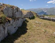 Muro perimetrale area templi